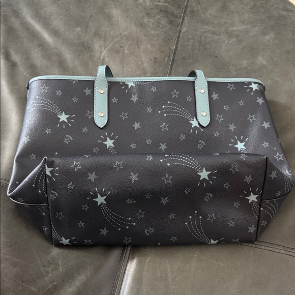 Coach Shooting Star City Tote Shoulder Bag Blue - Picture 3 of 7